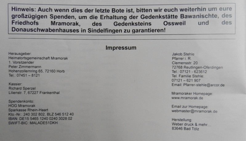 Bote-Impressum